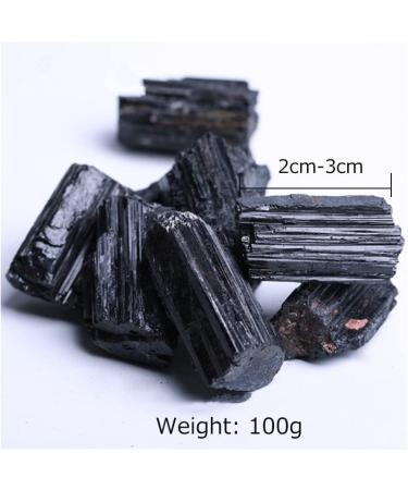 Soulnoi Crystals: 4pcs Raw Black Tourmaline Obsidian Stones - Protection & Security - Buy Online on GoSupps.com