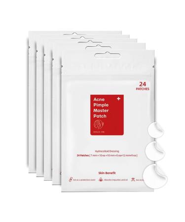 Acne Pimple Patch Absorbing Hydrocolloid Original 3 Size Patches for Zits Cover Spot Stickers for Face and Body Not Tested on Animals No Toxic Ingredients 120 Count (Pack of 5) 12 Count (Pack of 10) 120