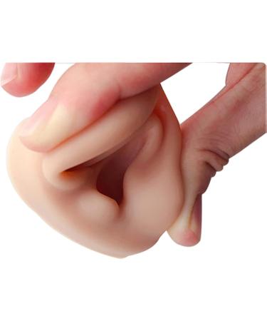 Akatsukiqi Soft Silicone Ear Model for Hearing Aids - Realistic 1:1 Human Ear Simulation Display - Ideal Teaching & Jewelry Display Tool (Clear Left 1PC) - Buy Online on GoSupps.com