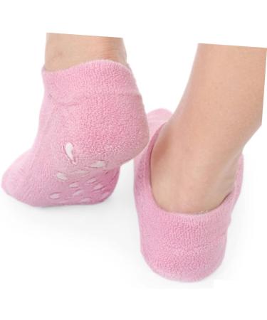 DOITOOL 4 Pairs Moisture Socks Gold Ponytail Holder Lotion Sock Womens Socks Silicone Socks Tiaras for Moisturising Socks Foot Care Booties Silicone Gel Socks Moisturizing - Buy Online on GoSupps.com