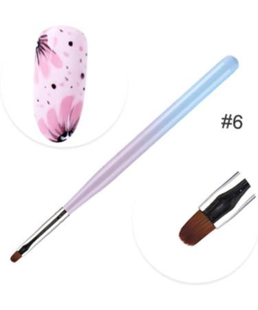 minkissy 1pc nail gel nail kit gel manicure for nails nail art tool nail pen nail art brush nail art pen painted nail brush Size 6 As Shown - Buy Online on GoSupps.com