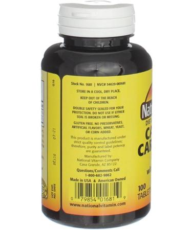 Nature's Blend Calcium Carbonate with Vitamin D3 100 Tablets (Pack of 6) - Buy Online on GoSupps.com