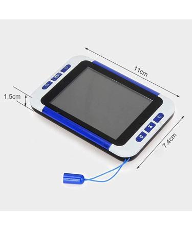 Portable Digital Magnifier Portable Video Magnifier 2x-32x Zoom 3.5" Electronic Reading Aid with Foldable Handle Freeze Multiple Color for Elderly in Reading Writing - Buy Online on GoSupps.com