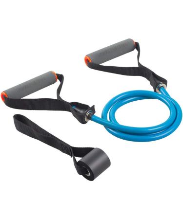 TOCO FREIDO Single Resistance Bands Workout Bands with Handles and The Exercise Bands with Door Anchor Suitable for Resistance Training Physical Therapy Home Workouts Boxing Training Blue - Buy Online on GoSupps.com