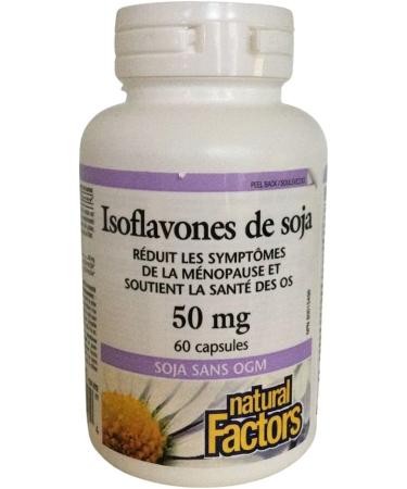 Natural Factors Soy Isoflavone Complex 50 mg 60 Capsules - Buy Online on GoSupps.com