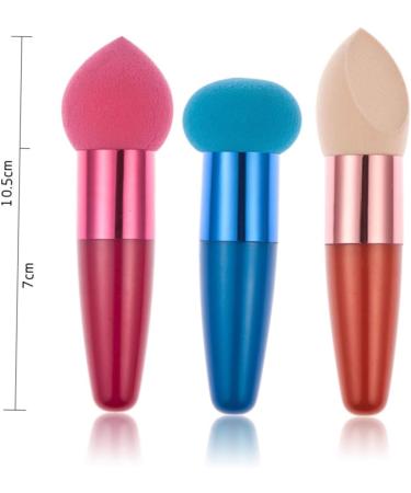Housoutil 3pc on Stick Makeup Lip Brush Cream Foundation Brush Contour Brush Beauty Sponge for Makeup Fashionista Headband Sponges Makeup Brush Tools Major Travel Eye Brush medium As Shown - Buy Online on GoSupps.com