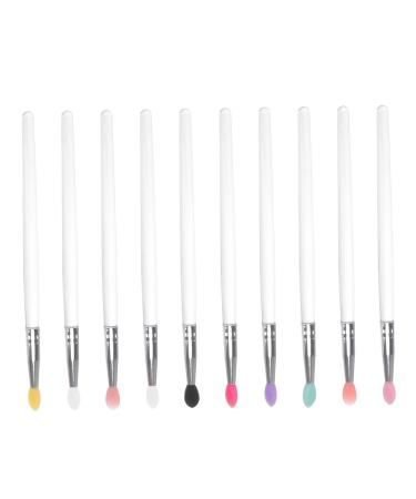 NOLITOY 10pcs Eye Shadow Brush Makeup Brush Facial Scrubber Face Wand Eyeshadow Applicator Miss Big Sequins