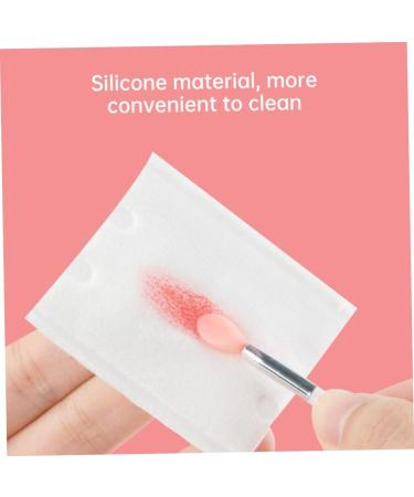 Silicone Lip Brushes Mini Lip Scrub Exfoliating Brush Reusable Lip Balm Applicators 10pcs for Lip Care Lip Gloss Lip Masks Eyeshadow Pink - Buy Online on GoSupps.com