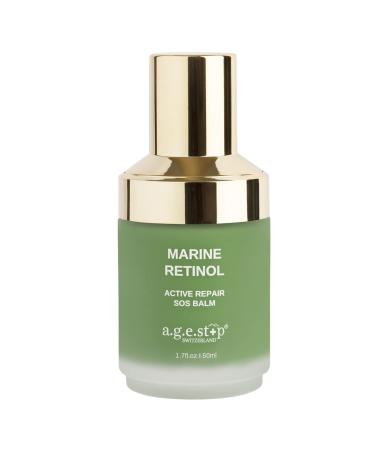 Marine Retinol SOS Balm Anti Aging Face Cream Facial Moisturizer For Firmer Smoother Calmer & Brighter Skin 50ml