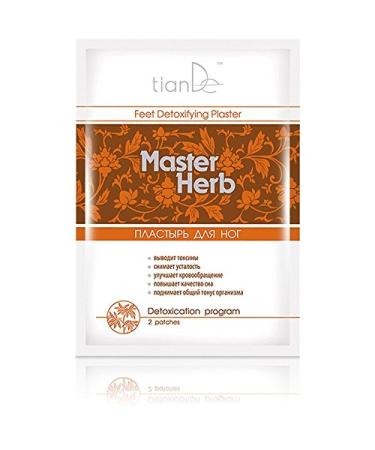 Tiande Cosmetics Foot Patch 41314 Tiande 2 pieces detox detoxification patch secret of lightness improves the blood flow to the skin removes toxins.