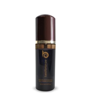 Best Bronze Tinted Self Tanner Mousse  5.07 fl oz - Fragrance-Free - Natural  Vegan Tanning Foam with Vitamin E  Polyglutamic Acid for All Skin Tones and Types - Easy-to-Use Bronzing Mousse
