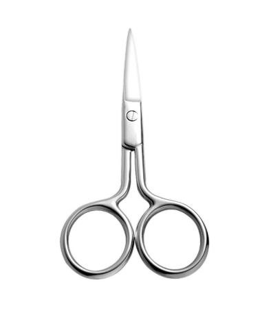 Facial Hair Scissors Small Scissors Nose Hair Scissors Stainless Steel Straight Tip Scissor for Eyebrows Nose Moustache Beard Eyelash Pointed Scissors 05 - Buy Online on GoSupps.com