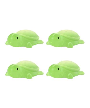 Little Turtle Savap 4PCS Huile essentielle fait la main pour les enfants ingr dients naturels hydratants dans une mignonne mini-forme douce nettoyage avec un parfum apaisant amusant Vert