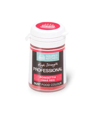 Professional Food Colour Dust Poinsettia Xmas Red 4g