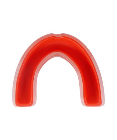 Premium Athletic Mouth Guard - Non-Toxic Shock-Absorbing EVA Protection for Football & Boxing (Red & White) - International Shipping - Buy Online on GoSupps.com