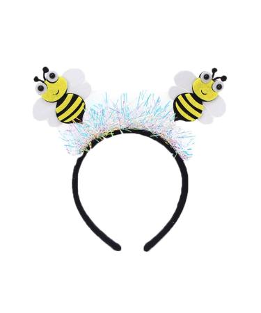 hgnxa Cartoon Insect Shape Hairband Women Carnivals Party Photography Tinsels Hairband Insect Shape Washing Face Headbands Littlebee