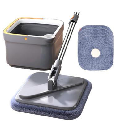 Frdun Indoor Mop Adjustable Quick Drying Mop for Home Office Hotel Restaurant Mop Bucket Mop Bucket