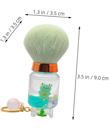 minkissy Small Makeup Brush Nail Dust Brush Make up Brush Cosmetics Tools Powder Brush for Loose Powder Blush Brush for Cheeks Craft Oil Manicure Liquid Quicksand Miss Highlighter Brush 9.00X3.50X3.50CM Green - Buy Online on GoSupps.com