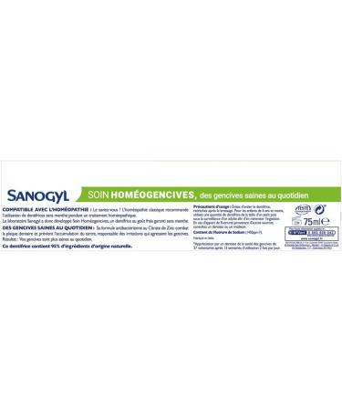 Sanogyl Homeo Gum Care Toothpaste 75 ml - Buy Online on GoSupps.com