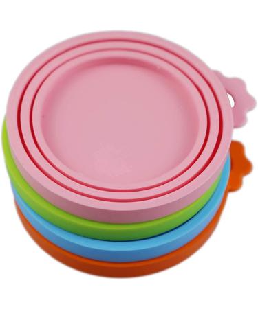 Lydia's Deal 4 Pack Pet Can Covers - Universal Silicone Can Lids | BPA Free & Dishwasher Safe | Fits Most Dog and Cat Food Cans - Buy Online on GoSupps.com