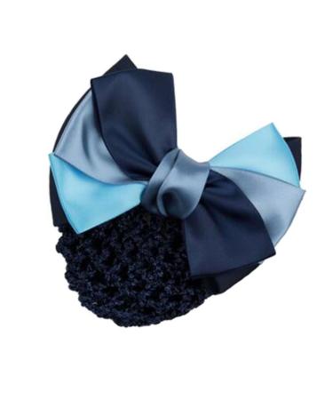 Bowknot Snood Net Net Hair Clip Net Hair Clip Barrette Hairnet Ladies Snood Net Bow Barrette Hair Clip Bun Cover I