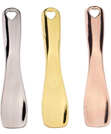 3pcs Metal Skin Care Spatula Set - Reusable Eye Cream & Lotion Applicator for Beauty Mixing | International Shipping Available - Buy Online on GoSupps.com