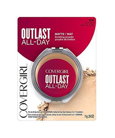 Cg Outlst Mtte Pwd 850 Md Size 0.39o Cover Girl Outlast Ad Matte Finishing Powder 850 Medium-Deep 0.39oz