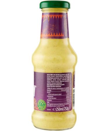  Italian Gourmet E.R. Develey Salsa Set of 6 Curry and Turmeric Sauces ideal for chicken rice or fish 250ml + Gourmet Italian Polpa 400g - Buy Online on GoSupps.com