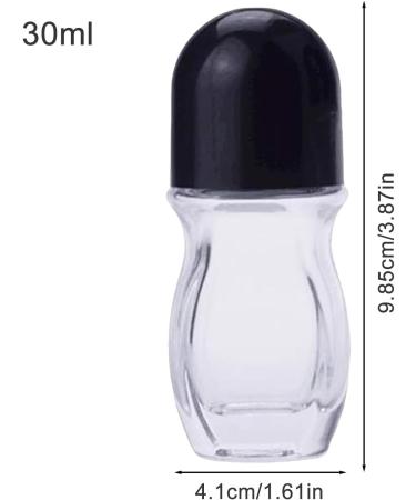 Chrox 30ml Glass Roller Bottle - Leakproof & Easy to Clean | Perfect for Perfume & Essential Oils | Travel-Friendly Empty Roller Bottles - Buy Online on GoSupps.com