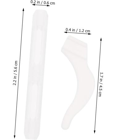 Healeved Anti-Slip Silicone Glasses Ear Pads - 20 Pairs for Secure Sunglasses - White 5.6x0.6cm - Buy Online on GoSupps.com