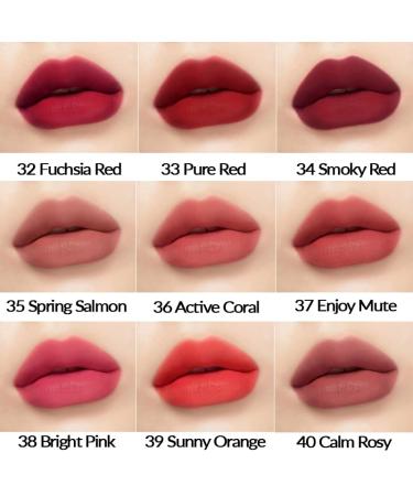 Peripera Ink the Velvet Lip Tint - High Pigment, Longwear, Weightless - Smoky Red - Buy Online on GoSupps.com