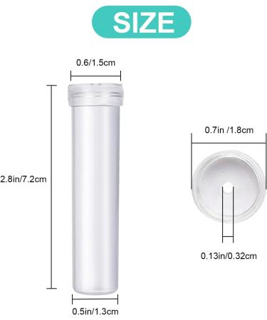 LznYi 100 Pack 2.83 Floral Water Tubes - Clear Plastic Tubes for Milkweed and Flower Arrangements - 100pcs White - Buy Online on GoSupps.com