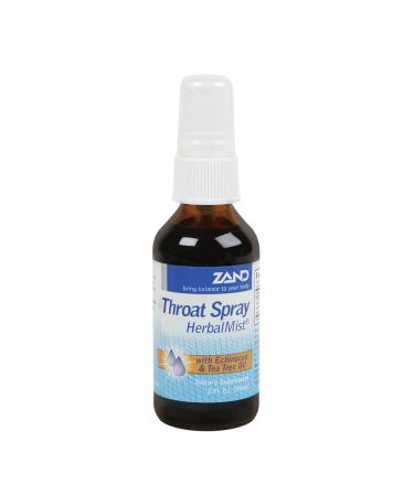 Zand Immunity HerbalMist Throat Spray | Soothing Formula with Echinacea, Tea Tree, Sage, Elderberry & Peppermint (2oz) 2 Fl Oz (Pack of 1)