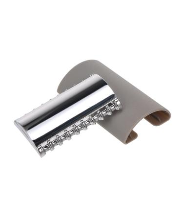 Daoco Double Edge Safety Razor Stainless Steel Open Comb Comb Head Men's Safety Razor Head Beard Shaving Tool for Barber Home