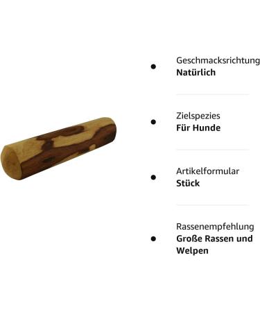 Artisan Gift Co Olive Wood Dog Timer - 100% Natural | Perfect for Dogs 25-40 kg | L-20 cm - Buy Online on GoSupps.com