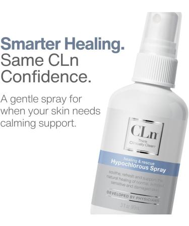 CLn Hypochlorous Spray - Daily Cleansing Spray to Manage Minor Skin Cuts and Lacerations Without Alcohol Antibiotics Steroids or Fragrance 3 fl. oz. - Buy Online on GoSupps.com