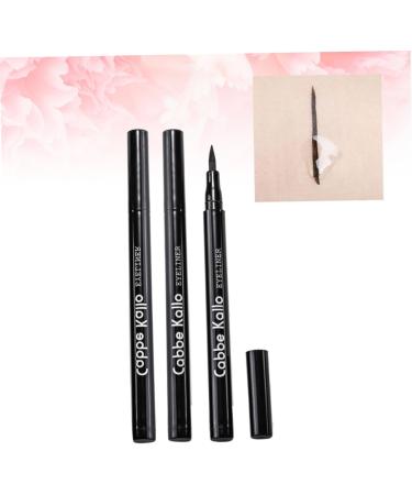 Angoily 10 pcs Eyeliner Cosmetics -proof Makeup Pen Dry Tool for Gel Women Black Fast Ladies 1 count (Pack of 1) As Shownx2pcs - Buy Online on GoSupps.com