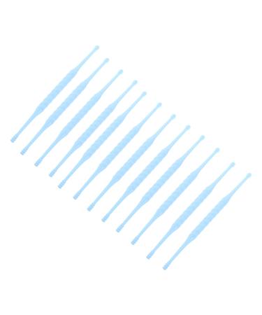 Hoement 12-Piece Disposable Plastic Set Wax Picker Tool for Gentle Cleaning Convenient and Effortless for Home and Travel Random Color