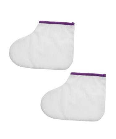 Mikinona 1pair Waxed Feet Beauty Wax Foot Wrapping Cover Paraffin Wax Hand Cover Foot Spa Cover Simple Paraffin Wax Foot Wear Cover Wax Warming Foot Cover Foot Spa Cover