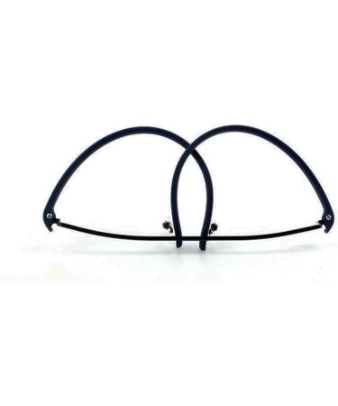 Ultra-Light TR90 Reading Glasses for Men & Women - Classic Narrow Style Visual Aid +1.25 with Case & Cleaning Cloth - Black - Buy Online on GoSupps.com