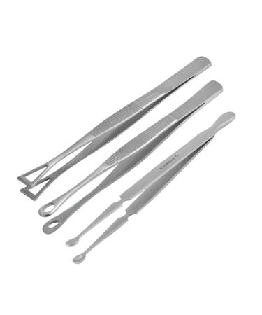 Body Piercing Holder Pennington Tweezers Oval Tweezers Ball Bead Holding Tweezers Choose from 3 Models (Ball Holding Tweezers 12.5cm)