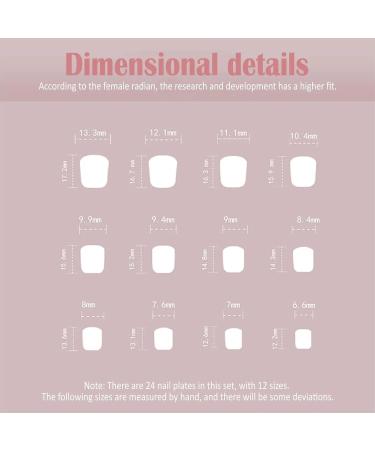 Vanpiece French False Nails Short Nude Pink Full Cover Fake Nails Artificial Square Press on Nails French Tip Short Square Acrylic Fake Nails with Glitter Design for Women and Girls Nail Art 02# - Buy Online on GoSupps.com