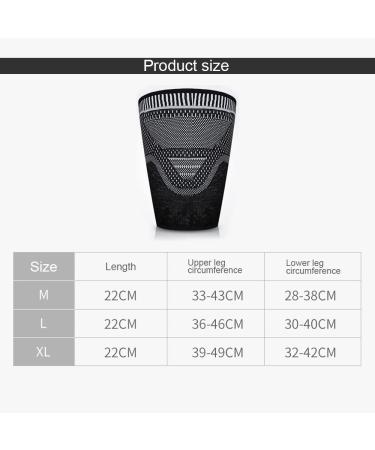 Tofbs Thigh Bandage for Men & Women - Breathable Slipproof Compression for Sports & Injuries (XL Black) - Buy Online on GoSupps.com