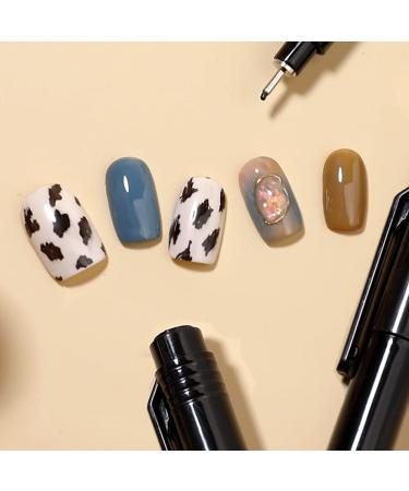 Ruluti 3D Nail Art Graffiti Pens - 3 Pack Nail Liner & Dot Drawing Tools for Stunning Fingernail Designs - International Shipping Available - Buy Online on GoSupps.com