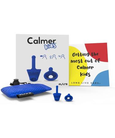Flare Calmer Kids | Soft Reusable Silicone Ear Plugs Alternative for Noise Reduction | Blue - Buy Online on GoSupps.com