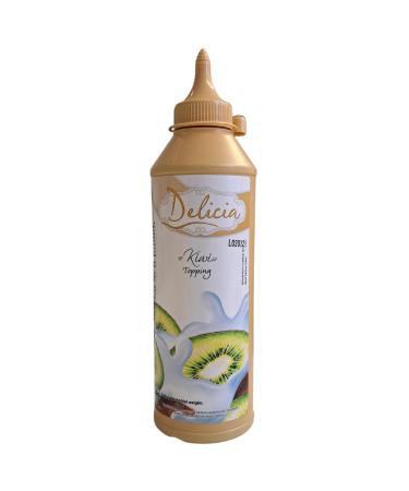 "Kiwi" desserts sauce |Seductive topping in a 600g bottle |Delicia desserts sauce - versatile use - develop your creativity - Buy Online on GoSupps.com