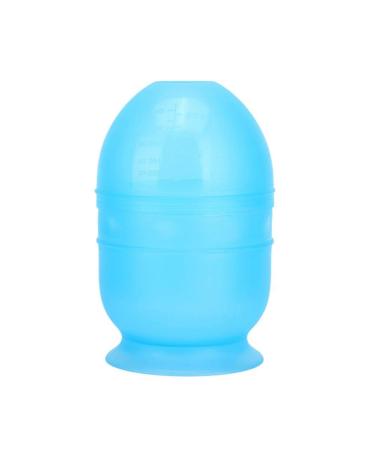 Hair Color Mixing Bowls Plastic Hair Dye Bowl with Scale Hair Dye Shaker Cup Hair Styling Tool(Blue)