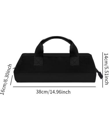 JAYIOLA Hair Dryer Case Hair Dryer Storage Bag Styling Tools Bag Large Capacity Multipurpose Oxford Cloth for Home Travel Toys Black - Buy Online on GoSupps.com