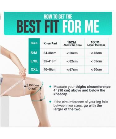 Modvel ELITE Knee Brace with Side Stabilizers Maximum Pain Support & Fast Recovery for Men & Women - Ideal for Running Workout Arthritis - Sizes L-XL - Grey/Blue - Buy Online on GoSupps.com