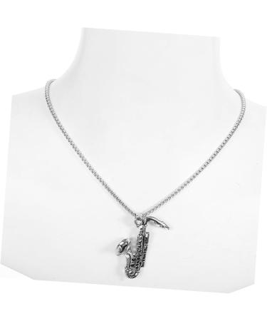 ibasenice Choker Necklaces for Woman Hip Hop Sax Necklace Trendy Necklace Saxophone Fashion - Buy Online on GoSupps.com